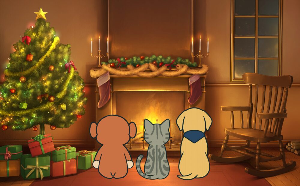 クリスマス・暖炉 円吉・ダラ・ユロ